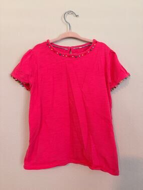Mini Boden Pink Confetti T shirt 8/9